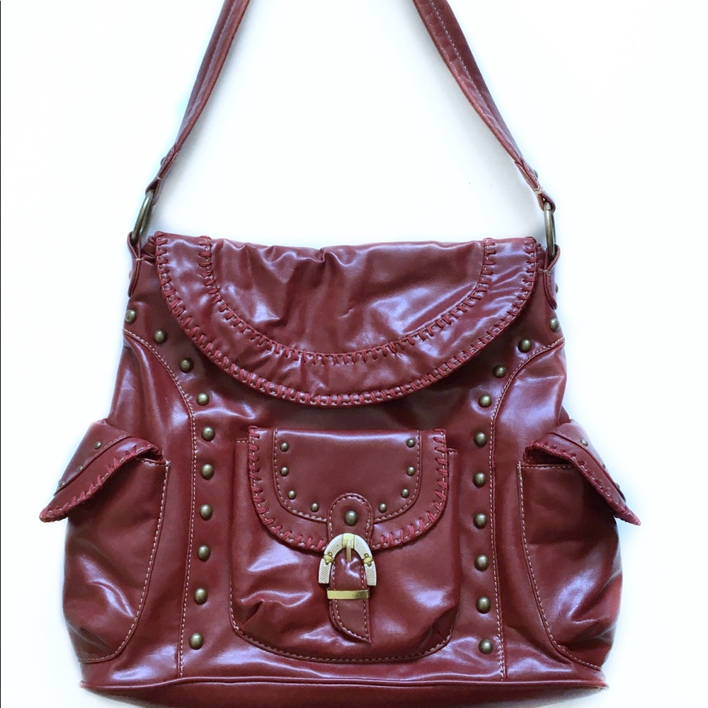 NWOT Beautiful burgundy bag